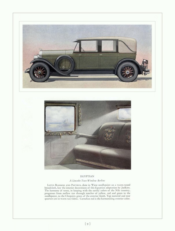 1927 Lincoln Cars Brochure Page 4